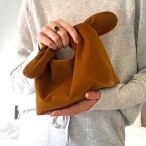 Merit Corduroy Top Tie Cosmetic Bag